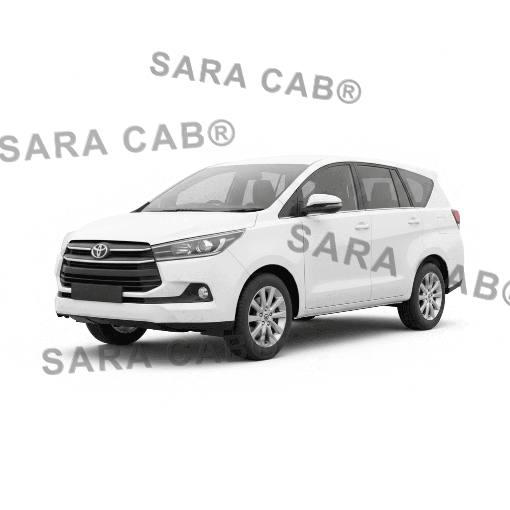Toyota Innova Hycross premium MPV available for chauffeur-driven rental with SARA CAB