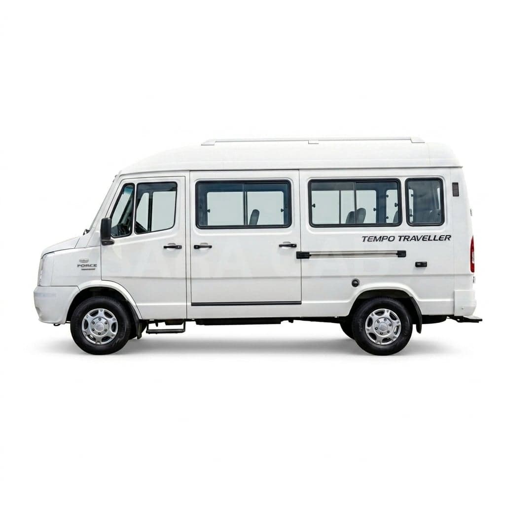Force Tempo Traveller (12+1) — 12 + 1 chauffeur-driven minibus